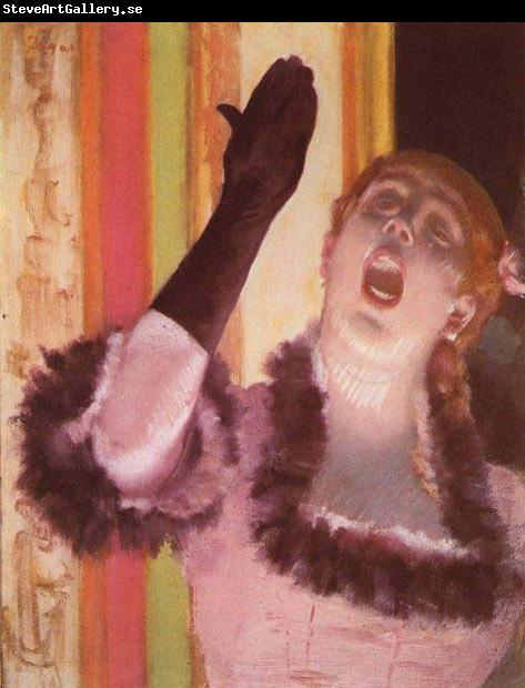 Edgar Degas The Singer with the Glove